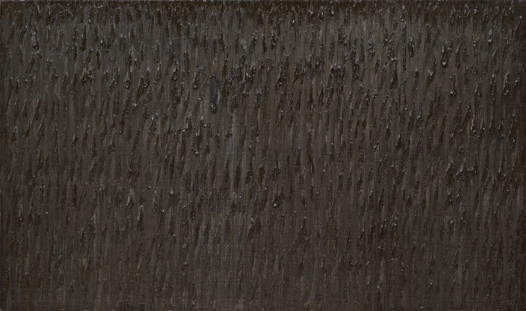 »Spitzenbild (Grasmücke)«, 2011, Öl auf Leinwand, 160 × 270 cm