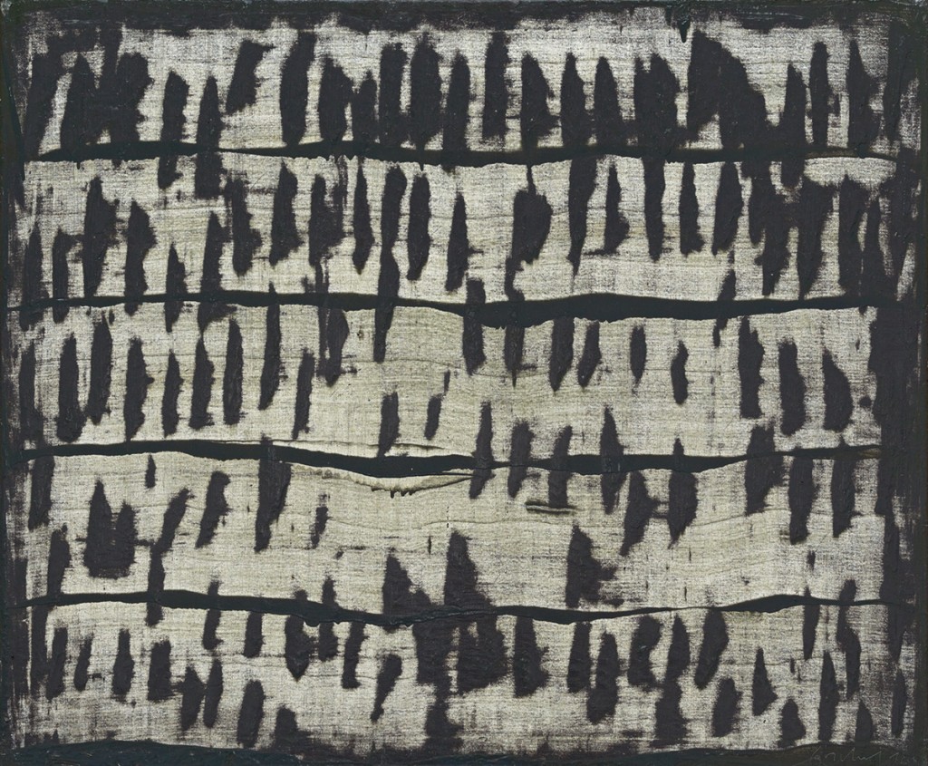»Hangstreifen«, 2012, Öl auf Leinwand, 100 × 120 cm