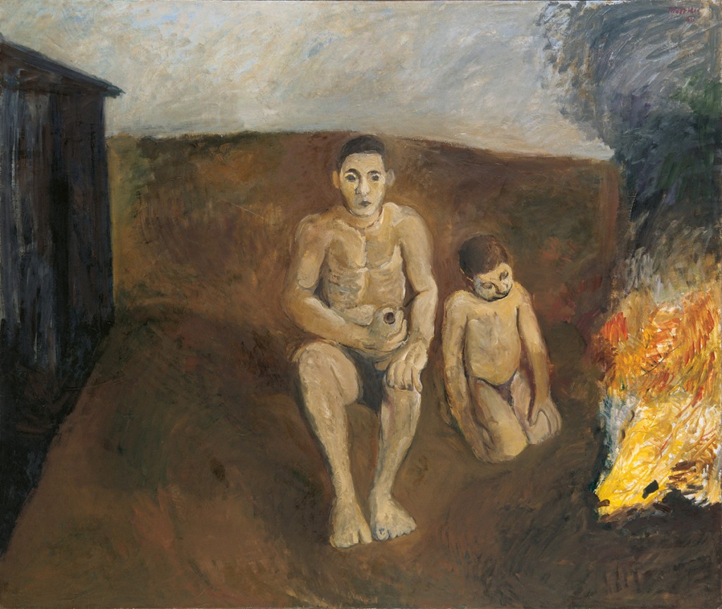 »Das Feuer«, 1966, Öl auf Leinwand, 150 × 180 cm