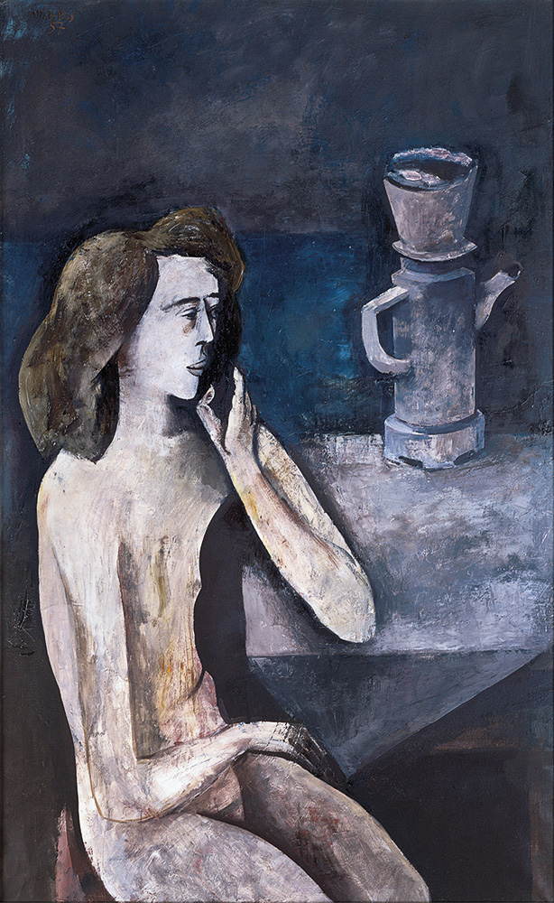 »Akt mit Kaffeekanne«, 1957, Öl auf Leinwand, 130 × 80 cm