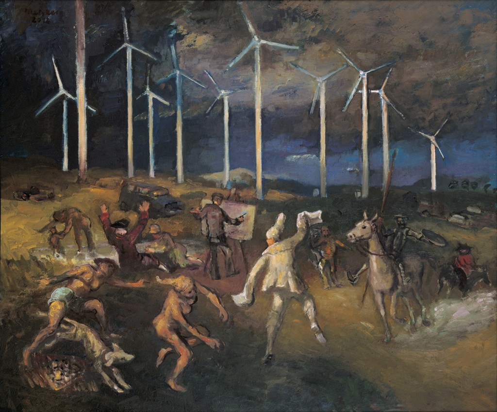 »Meine Universitäten«, 2012, Öl auf Leinwand, 75 × 80 cm