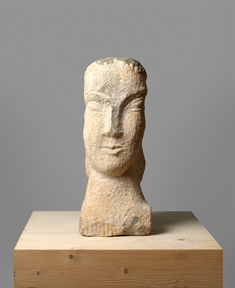 »Sylvette«, 1995/2015, Sandstein, 47 × 19 × 19 cm