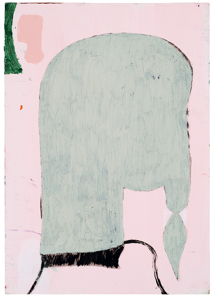 »Frau«, 2013, Öl und Acryl auf Karton, 30 × 21 cm