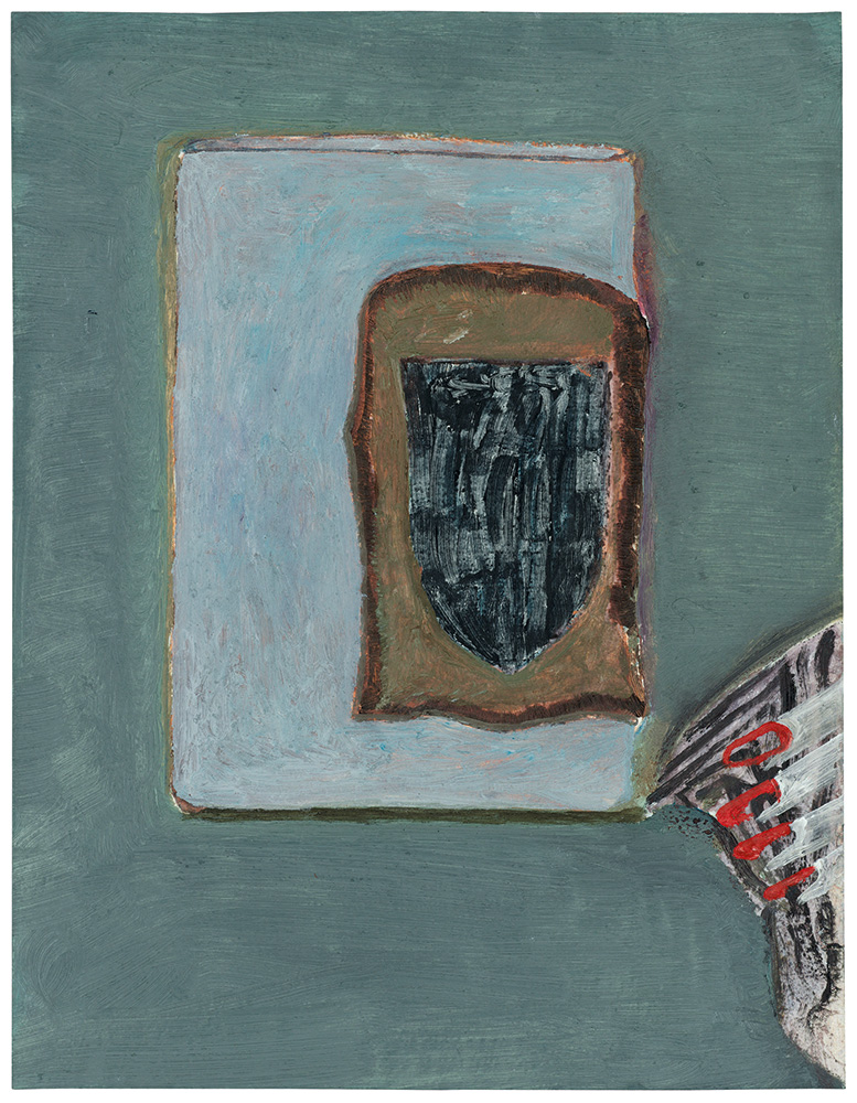 »Tasse Sachsen« (aus der Serie: neue Sachlichkeit), 2015, Öl auf Papier, 32,5 × 25 cm
