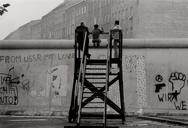 Blick über die Mauer, Westberlin, 1977